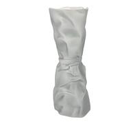 Goebel Jarrón, Porcelana de Galleta, Turquesa, 10x9,5x25 cm