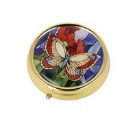 Goebel Louis Comfort Tiffany - Pastillero con diseño de mariposas