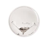 Goebel Plato de porcelana fina de hueso, Cuenco Desayuno, color blanco, 23 x 2 cm