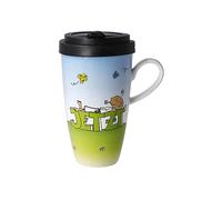 Goebel Taza con tapa, fabricada en porcelana fina, 500 ml, 54-102-30-1