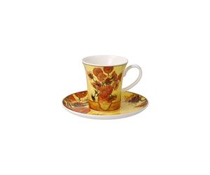 Goebel Taza de café Espresso Vincent Van Gogh diseño de Girasoles - Artis Orbis