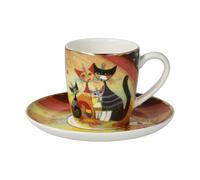 Goebel Taza de espresso Gatti in Autunno Rosina Wachtmeister