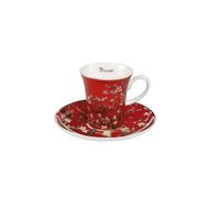 Goebel Vincent Van Gogh 67-011-78-1 - Taza de café para coleccionar (0,1 L), Color Rojo