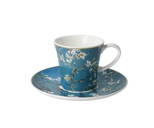 Goebel Vincent van Gogh 67-011-81-1 - Taza de café (porcelana, 0,15 L), diseño de almendro