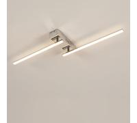 Goeco 16 W Lámpara de techo Moderna Giratoria 350°, Φ84cm Plafón LED Regulable con Mando a Distancia, 3000K-6500K Luz de Techo LED para Salón, Dormitorio y Cocina