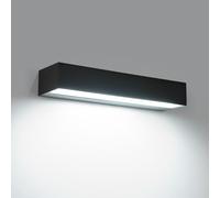 Goeco Aplique de Pared Exterior, 16W Lámpara de Pared LED Exterior, Luz Neutra 4500K, Aplique Moderno Impermeable IP65 para Terraza, Entrada, Jardín, Garaje