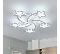 Goeco Lámpara de Techo LED, Plafón LED Moderna 60W 6700LM, para Sala de Estar Dormitorio, Luz Blanca Fria 6500K