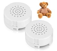 GOEDCH 2 piezas Grabadora de voz para pelusas: Módulo de sonido grabable con 60 segundos de grabación, Mini grabadora de juguete para hablar Accesorio para juguetes DIY de peluches, Sonido claro