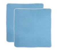GOEDCH 2 piezas Lavables Incontinencia: 86 x 91 cm Material de tela Protector de colchón impermeable, función de protección Reutilizable Protector de cama, Protector de incontinencia, para ancianos y