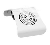 GOEDCH Aspirador potente de 40W para uñas profesional, 2 bolsas de polvo, manicura portátil para mango C, salón, hogar