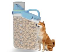 GOEDCH Contenedor de comida para gatos de 2,8 litros, hermético: PP PS + PP + silicona para arroz, contenedor de almacenamiento de comida para perros, almacenamiento de detergente, para almacenamiento