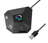 GOEDCH Convertidor de Teclado y Ratón: Adaptador Conversor de Teclado y Ratón para PS4/PS3/XBOX ONE/360/Switch, Convertidor Cableado, Tamaño Pequeño, Diseño Atractivo y Buen Agarre