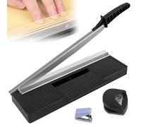 GOEDCH Cortadora de Papel: Cortadora de Palanca A4, Cortador con Redondeador de Esquinas R4, Manual Máquina de Corte de Pape de Metal Negro para Papel y Fotos, Corte Suave, Escala Precisa