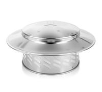 GOEDCH Cubierta de chimenea de 240 mm de diámetro: cubierta de chimenea de acero inoxidable 304, cubierta de lluvia para techo, cubierta de lluvia, campana para chimenea, tubo de humo, gorro de lluvia