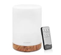 GOEDCH Difusor de aroma: humidificador ultrasónico silencioso de 300 ml, difusor de aceite ultrasónico, difusor de aceite aromático con 7 colores LED, apagado automático, para casa, yoga