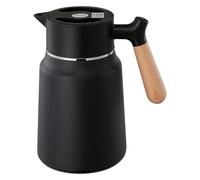 Goedch Hermosa Termo de acero inoxidable: cafetera con capacidad de 1500 ml, forro interior de acero inoxidable 304 de alta calidad para oficina, hogar, exterior