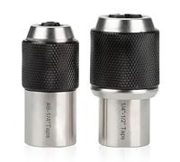 GOEDCH Juego de machos de roscar ajustables de 2 piezas: adaptador cuadrado de 3/8, puntas de vaso con mandíbula ajustable 6-1/4 en 1/4-1/2 pulgadas para M3-M6 M8-M12 Taper