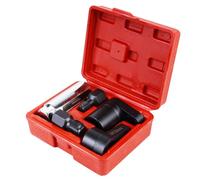 GOEDCH Juego de Tuercas y Llave para Sensor Lambda: Juego de 5 Vaso con Sensores, Herramienta Juego de Reparación de Roscas, Inserto de Herramienta para Sensor con Entrada de 1/2" y 3/8"