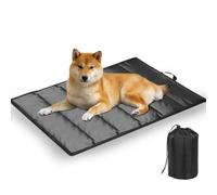 GOEDCH Manta impermeable para perros, 70 x 120 cm, para viajes, con bolsa de almacenamiento y asas, plegable, lavable, manta de viaje para perros y gatos