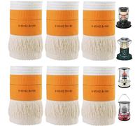 GOEDCH Mecha para Estufa de Petróleo: 6 Piezas Mecha para Horno de Petróleo para Interiores, Mechas para Estufa de Queroseno, Mecha de Repuesto para Calentador de Petróleo (95xt2.3 x 180mm)