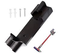 GOEDCH Soporte de pared compatible con aspiradoras Dyson V8 V7: soporte de pared para cargador base compatible con aspiradoras V7 V8, soporte colgante de plástico recargable para Dyson (32 x 10 cm)