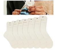 GOEDCH Tablas para Calcetines: 7 Tablas de Calcetines Tamaño 34-47, Ayuda para Tejer con Indicación de Tamaño para Amantes Tejido y Manualidades, Plantilla para Calcetines, Tensor de Calcetines