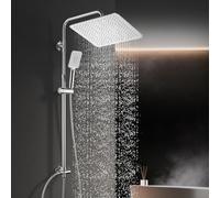 Görbach Juego de ducha de acero inoxidable sin grifo para ducha de lluvia (SJ-E3030CP)