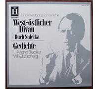 GOETHE, JOHANN WOLFGANG VON / West-östlicher Divan / Buch Suleika / Gedichte /Maria Becker / Will Quadflieg / 1960 / Bildhülle / HELIODOR BIBLIOTHEK # 2571 035 / Deutsche Pressung / 12" Vinyl Langspiel Schallplatte /