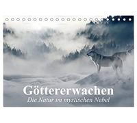 Göttererwachen. Die Natur im mystischen Nebel (Tischkalender 2026 DIN A5 quer), CALVENDO Monatskalender: Traumhafte Nebel-Landschaften in der Morgendämmerung