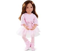 Götz 1366015 Happy Kidz Sophie va al Ballet, muñeca de pie, articulada de 50 cm de Altura, Cabello castaño, Ojos Marrones, Juego de 9 Piezas