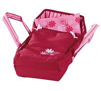 Götz 3402005 Cama portamuñecas Sweet Dreams (39 x 25 x 13 cm) - opción de Transporte para muñecos bebés y muñecos de pie de Entre 27 cm y 36 cm de tamaño