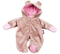 Götz 3402669 Onesie Teddy - Talla General de Ropa de muñeca de una Sola Pieza. M - Set de 1 Pieza de Ropa y complementos para muñecos bebés de 42 - 46 cm
