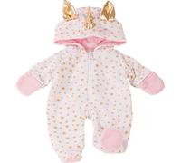 Götz 3402912 Mono para muñeca Unicornio de una Pieza, Talla de Ropa para muñeca S - Conjunto de Ropa y complementos para muñecos bebé 30 - 33 cm