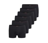Götzburg Calzoncillos Tipo bóxer para Hombre, Pack de 6 Unidades, Color Negro, Ropa Interior de Tela Algodón Schwarz-Dunkel-Uni 48