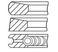 Goetze Engine 08-287100-00 Juego de aros de pistón