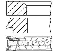 Juego de anillos de pistón GOETZE 08-424800-30