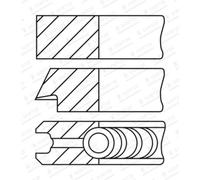 GOETZE ENGINE 08-442900-10 Juego de aros de pistón