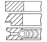 GOETZE Juego de aros de pistón para BMW: Série 3, Série 5, Z4, Z3 (Ref: 08-422200-00)
