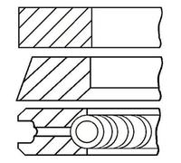 GOETZE ENGINE 08-990105-00 Juego de aros de pistón