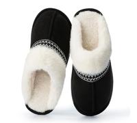 GOEWY Zapatillas de Casa para Mujer con Memory Foam, Pantuflas Invierno Aterciopeladas de Piel Sintética y Suela Antideslizante para Interior y Exterior, Regalo Cómodo y Moderno para Ella y Mamá