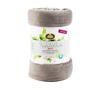 Gözze 40143-91-150200 Manta, Poliéster, Antracita, 150 x 200 cm