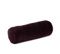 Gözze - Acogedor cojín cilíndrico con aspecto de pana, Óptimo como soporte para el cuello, 70 x 22 cm - Morado