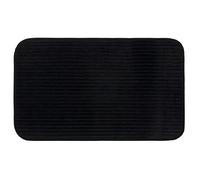 Gözze - Alfombrilla de baño antideslizante, Poliéster, 60 x 100 cm - Negro