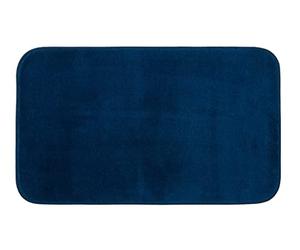 Gözze - Alfombrilla de Baño Premium Antideslizante, RIO, Microfibra, 60 x 100 cm - Azul oscuro