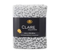 Gözze Claire Manta Viva, Microfibra de poliéster, Antracita, 150x200 cm