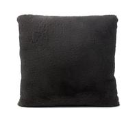 Gözze - Cojín decorativo cuadrado, Funda de pelo sintético, Poliéster, 60 x 60 cm - Gris antracita