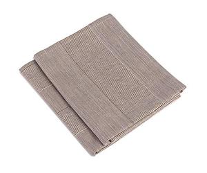 Gözze - Geschirrtuch-Set, 4-teilig, Baumwolle Jacqaurd-Stoff, hohe Materialdichte (200 g/m²), 50 x 70 cm - Taupe