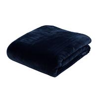 Gözze - Manta de Salón Sensación Cachemira Premium, 500 g/m², 130 x 170 cm - Azul marino