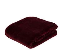 Gözze - Manta de Salón Sensación Cachemira Premium, 500 g/m², 130 x 170 cm - Burdeos