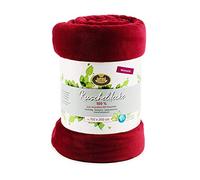 Gözze Manta, Poliéster, Burdeos, 150 x 200 cm